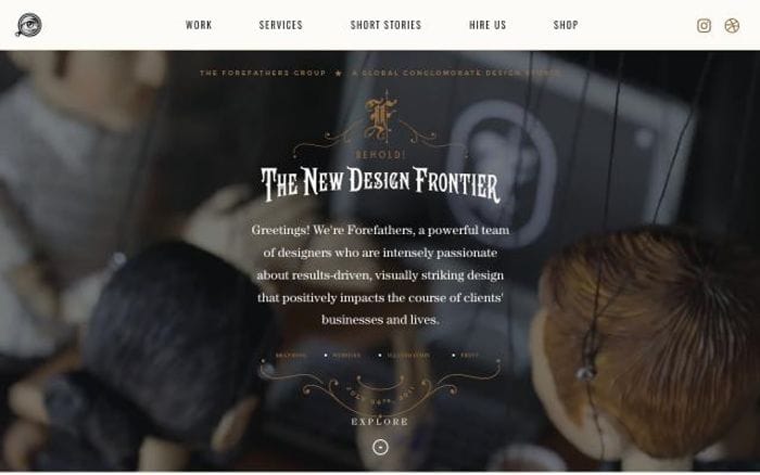 Forefathersgroup website preview