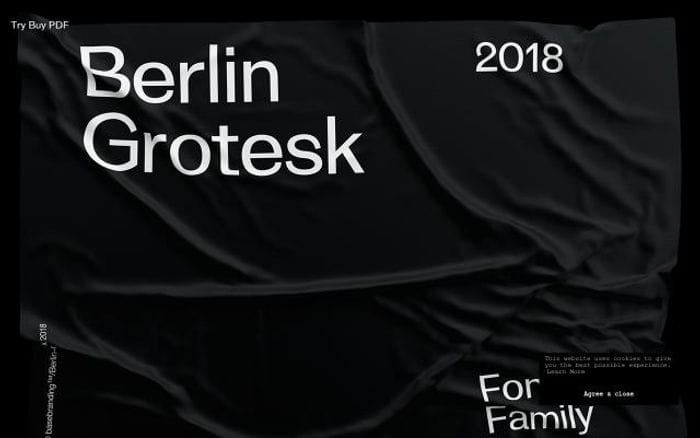 Berlin-grotesk website preview