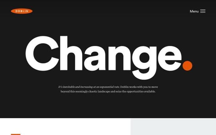 Doblin website preview
