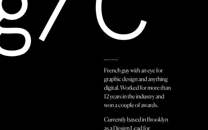 Gabriel Contassot website preview