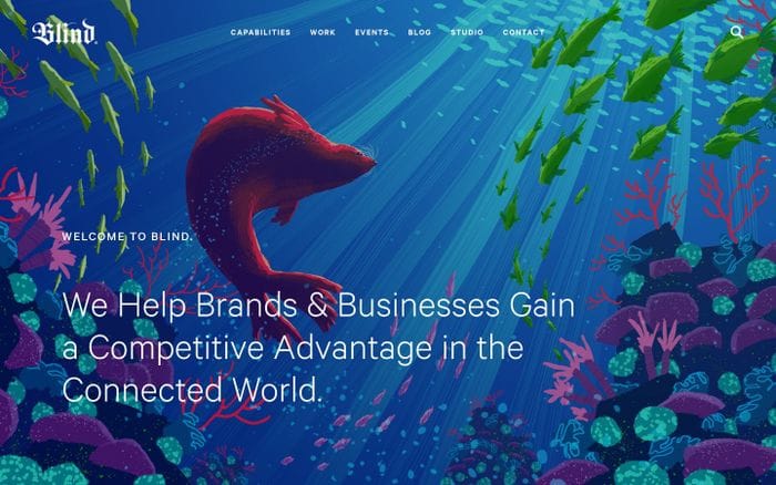 Blind website preview