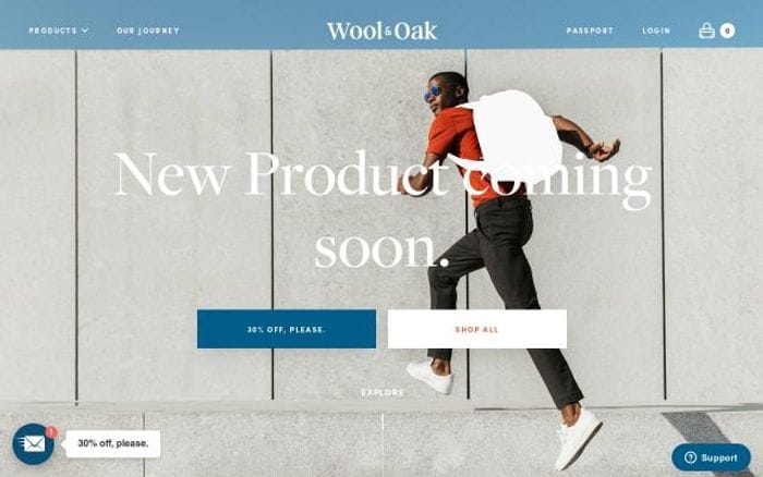 Woolandoak website preview