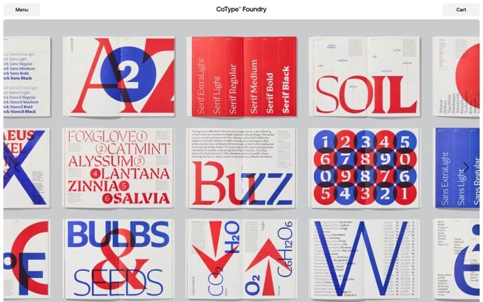 CoType Foundry website preview