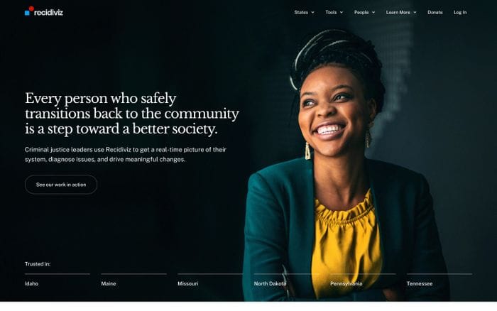Recidiviz website preview