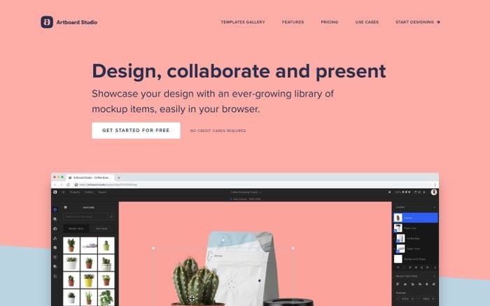 Artboard Studio website preview