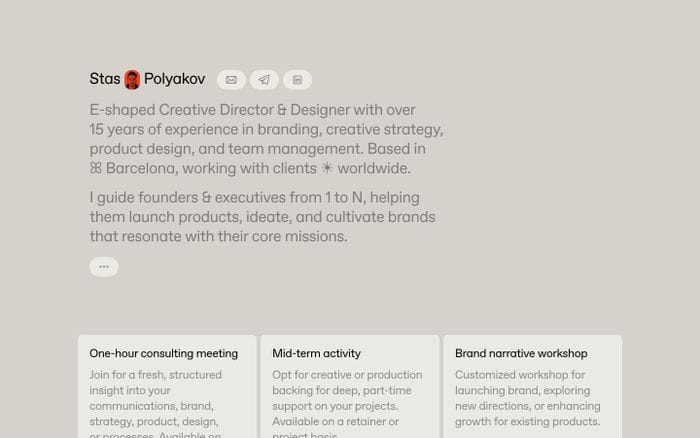 Stas Poliakov website preview