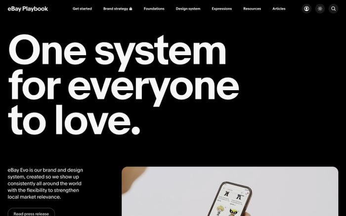 eBay Playbook website preview