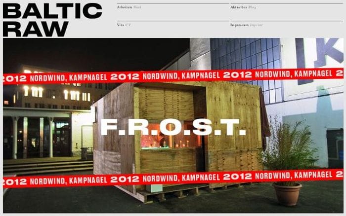 Balticraw website preview