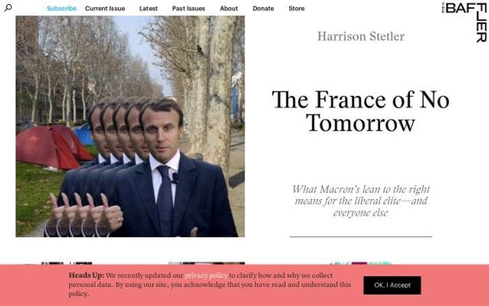 Thebaffler website preview