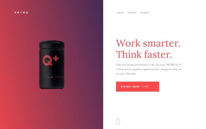 Prymd website preview