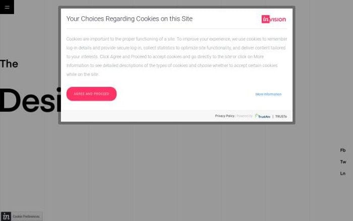 Invisionapp website preview