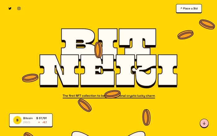 Bitneki website preview