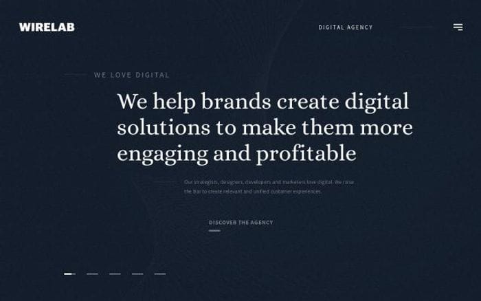 Wirelab website preview