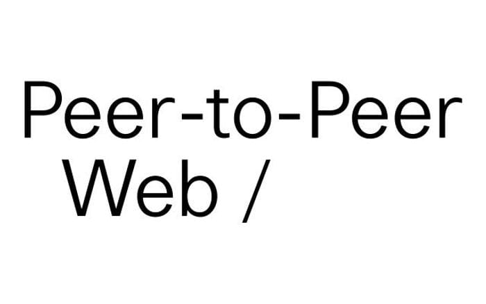 Peer-to-peer-web website preview