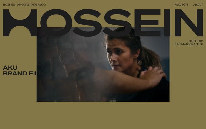 Hossein Khodabandehloo website preview