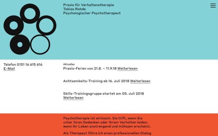 Psychotherapiepraxismuenchen website preview