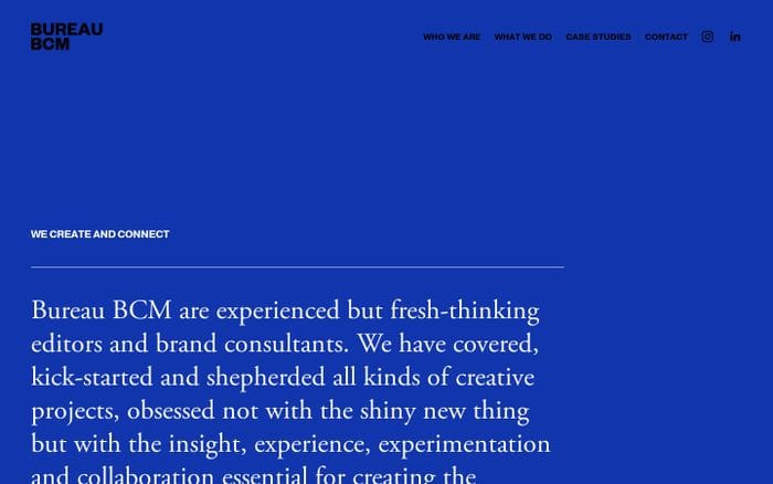 Bureau BCM website preview