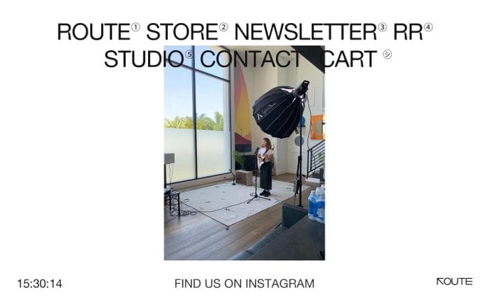 Route website preview