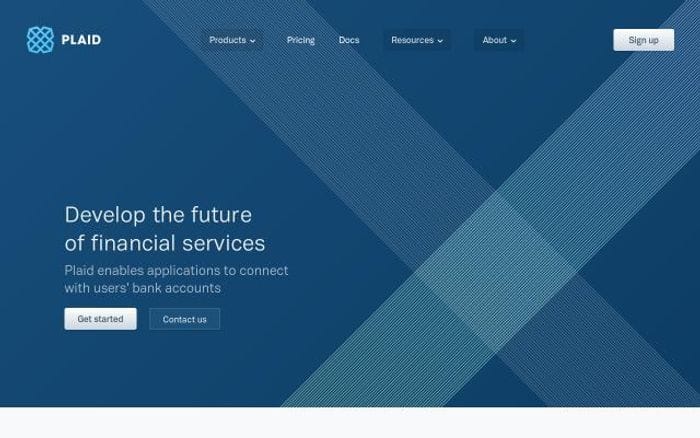 Plaid website preview