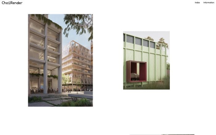 Choi Render website preview