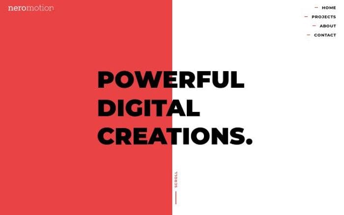 Neromotion website preview