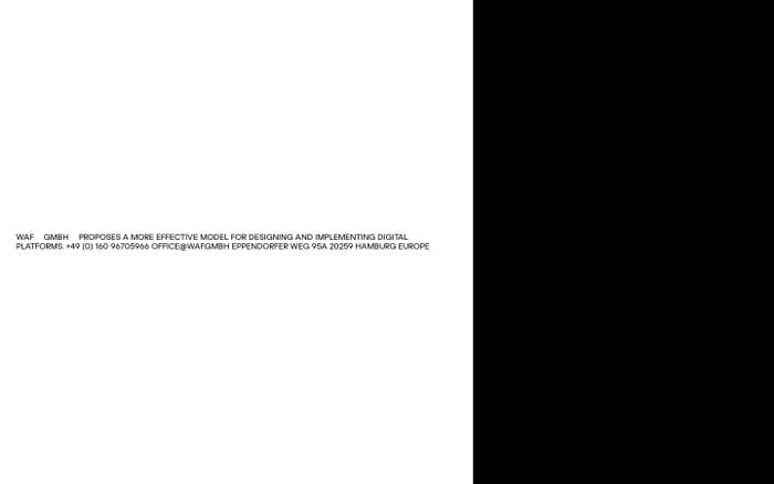 WAF GMBH website preview
