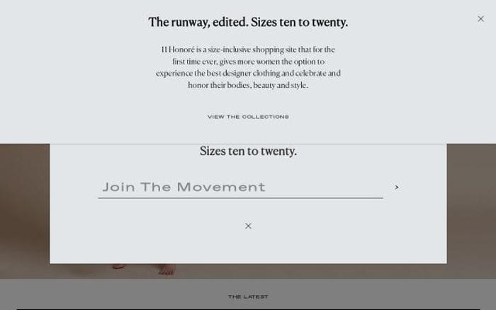 11honore website preview