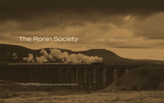  The Ronin Society website preview