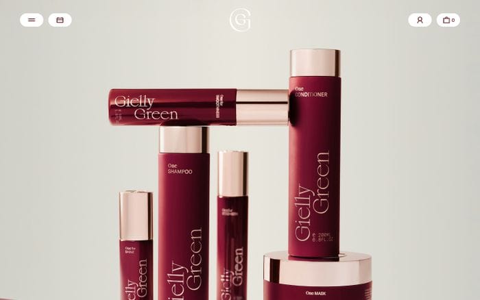 Gielly Green website preview