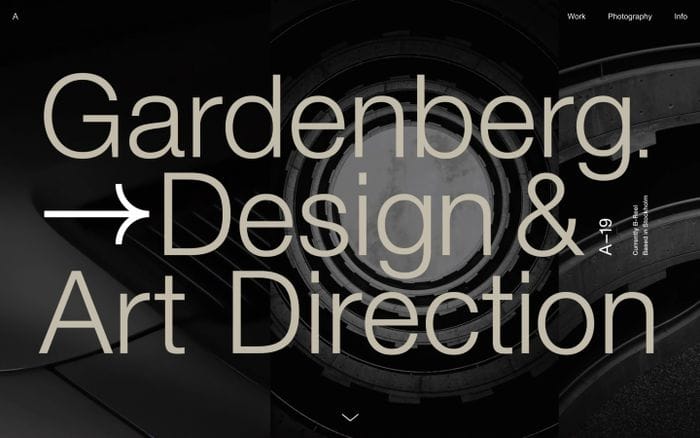 Alexander Gårdenberg website preview