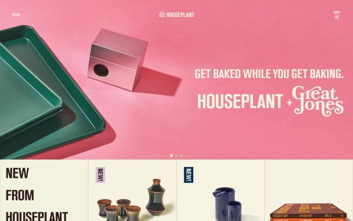 Houseplant website preview