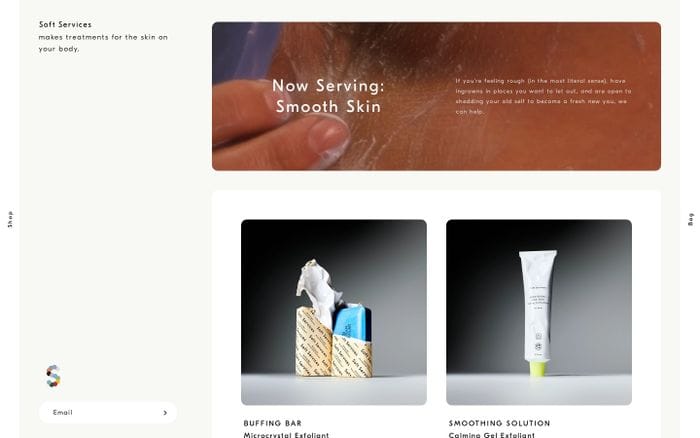 Soft Services website preview