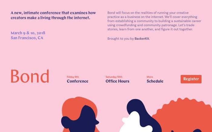 Backerkit website preview