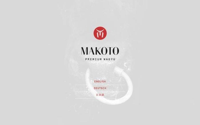 Makotowagyu website preview