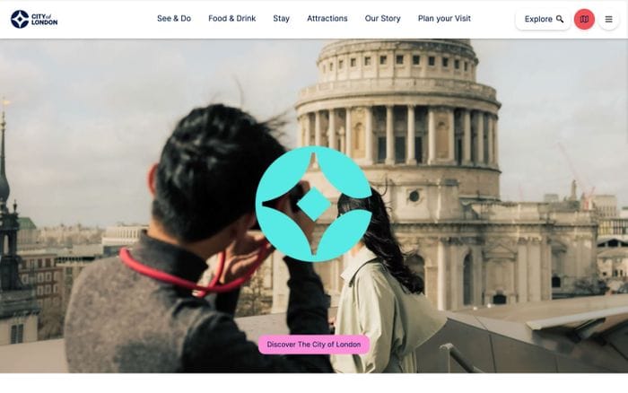 City of London website preview