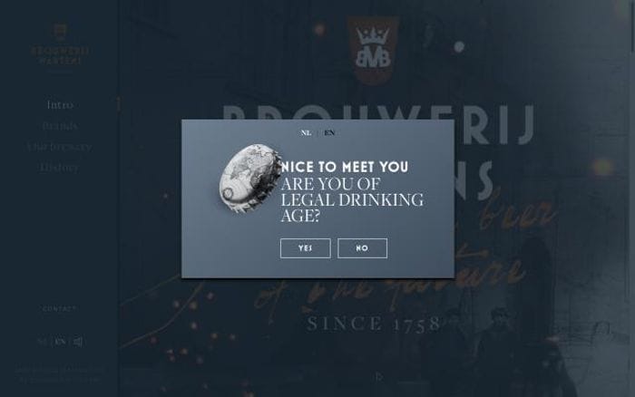 Martens website preview
