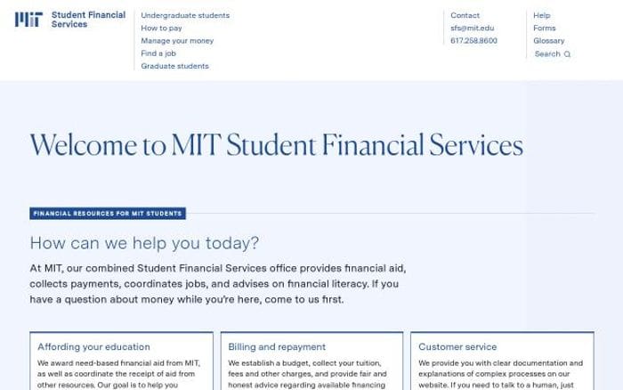 Mit website preview