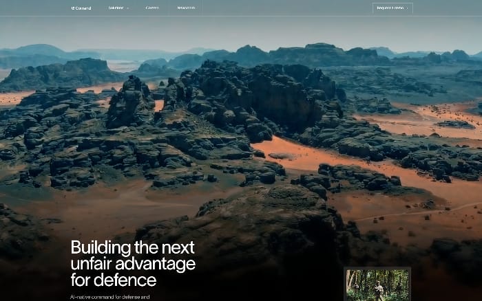 Comand AI website preview