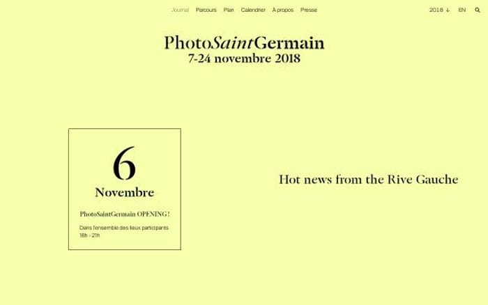 Photosaintgermain website preview