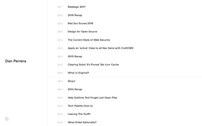 Perrera website preview
