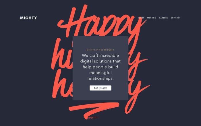 Mighty in the Midwest – Digital strategy, design, and technology website preview
