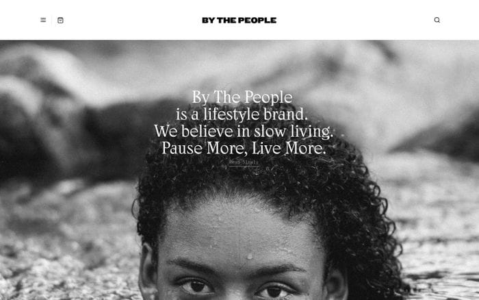 By The People Magazine website preview