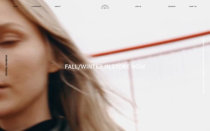 Crystal Rainbow website preview