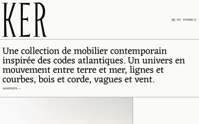 KER website preview