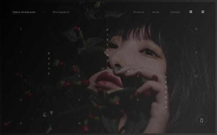 Cedricdiradourian website preview