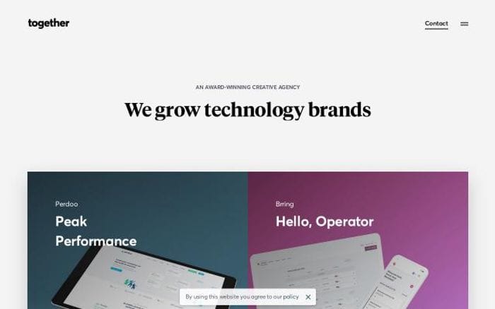 Istogether website preview