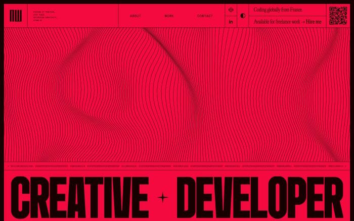 Antoine Wodniack website preview