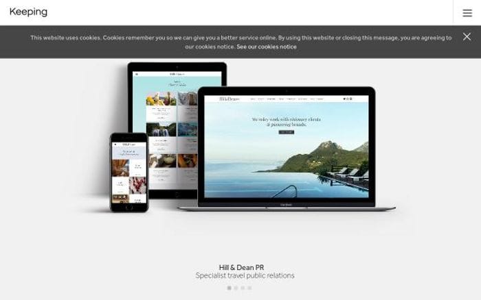 Keeping website preview