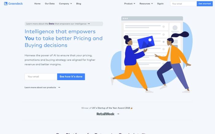 Greendeck | Dynamic Pricing Engine website preview