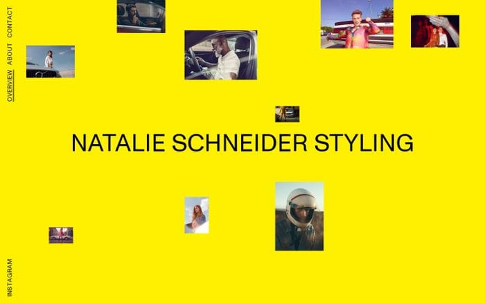 Natalie Schneider Styling website preview